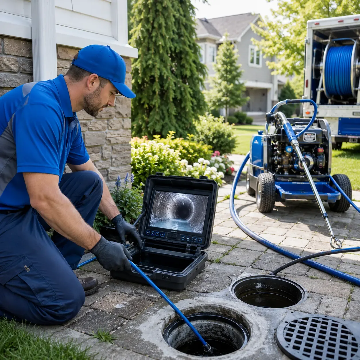 Outdoor drain cleaning professionals serving Sanford, MI