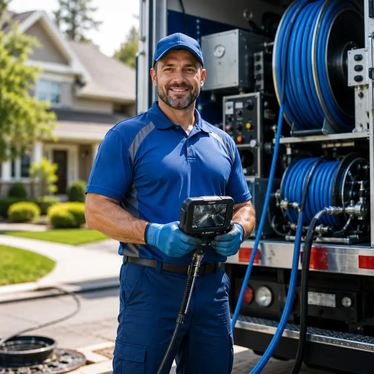 Local outdoor drain cleaning specialists in Sanford, MI